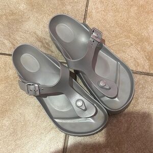 Birkenstock Gray Sandals size 38
